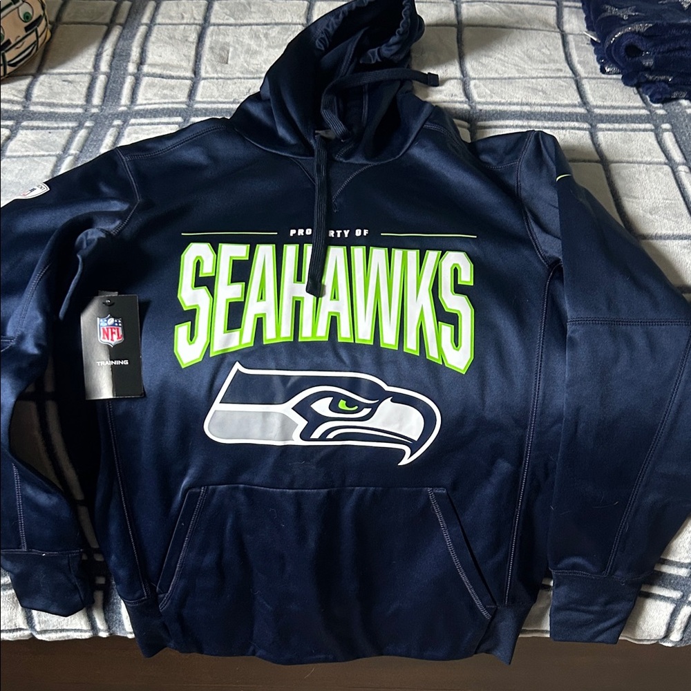 Nike Navy Blue Seahawks Hoodie